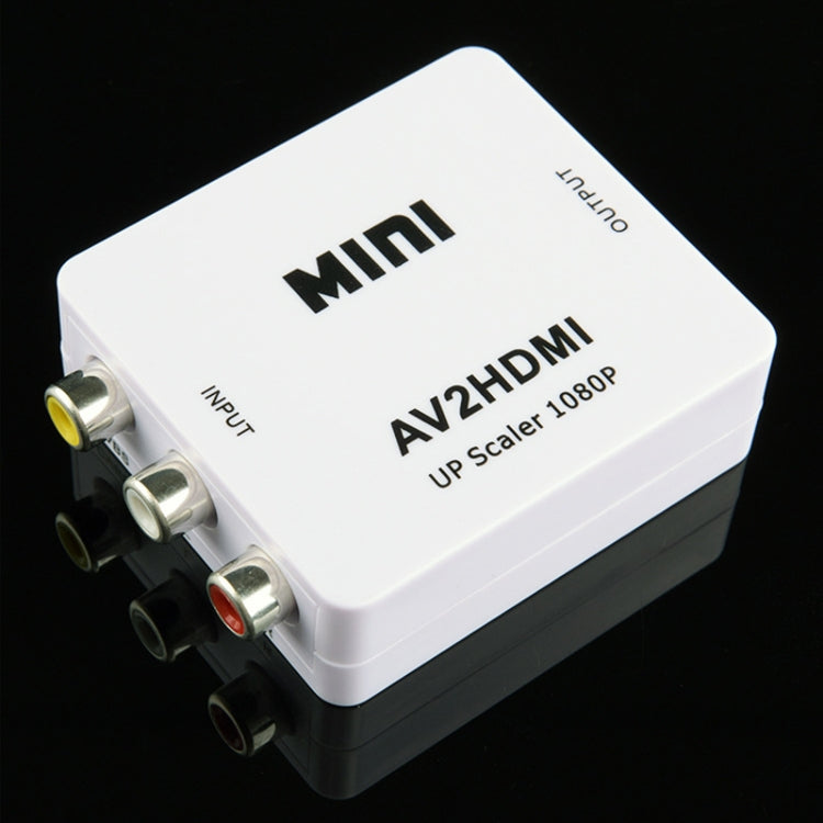 Мини-адаптер-конвертер CVBS/L+R Audio в HDMI