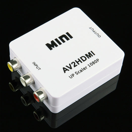 Мини-адаптер-конвертер CVBS/L+R Audio в HDMI