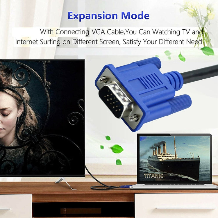1,8 м высококачественный кабель VGA 15-контактный штекер - VGA 15-контактный штекер для ЖК-монитора / проектора