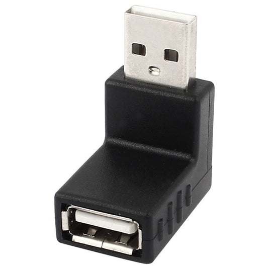 Адаптер USB 2.0 AM-AF с углом 90 градусов