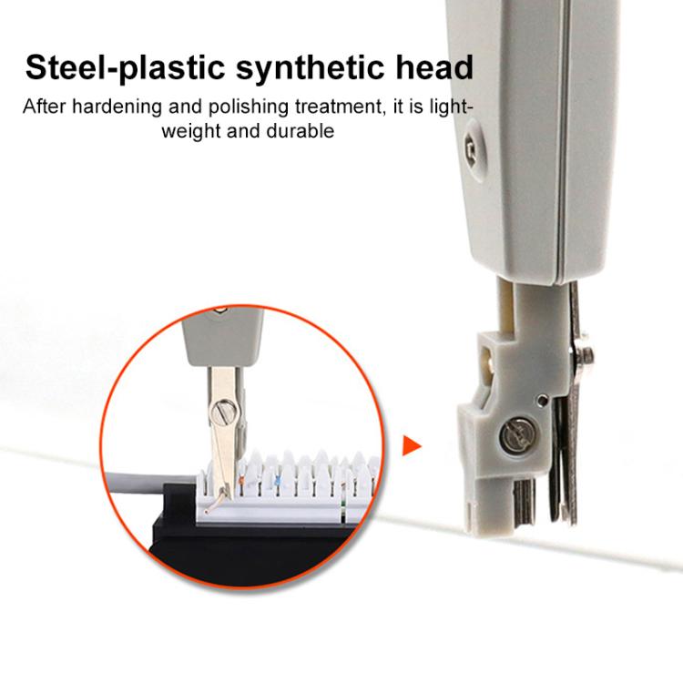 RJ45 / RJ12 / RJ11 Network BT Telephone Socket Multi Punch Insertion Tool(White)