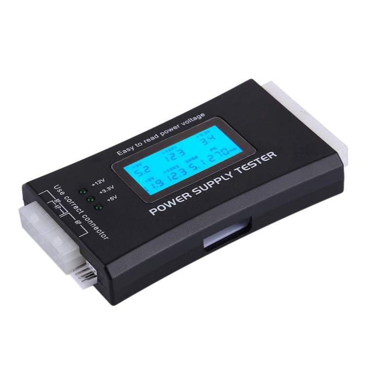 Digital LCD Display PC Computer 20/24 Pin Power Supply Tester Checker Power Measuring Diagnostic Tester Tool