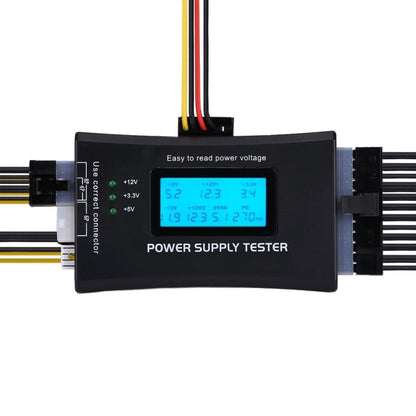 Digital LCD Display PC Computer 20/24 Pin Power Supply Tester Checker Power Measuring Diagnostic Tester Tool