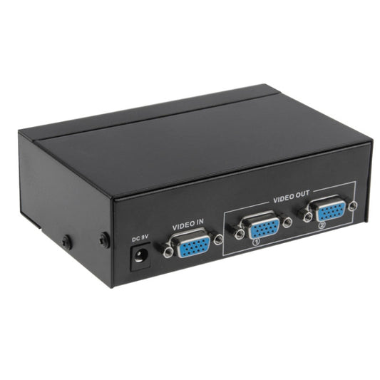 FJ-2502A 2-портовый VGA-видеоразветвитель с высоким разрешением 1920 x 1440, поддержка полосы пропускания видео 250 МГц