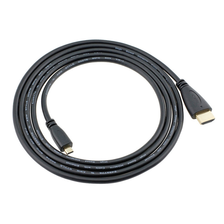 Кабель Micro HDMI – HDMI 19 Pin длиной 1,5 м, версия 1.4