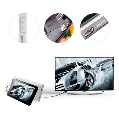 Кабель Micro HDMI – HDMI 19 Pin длиной 1,5 м, версия 1.4