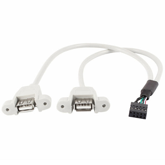 Кабель для крепления AF с 9-контактным внутренним разъемом на 2x USB 2.0, длина: 30 см