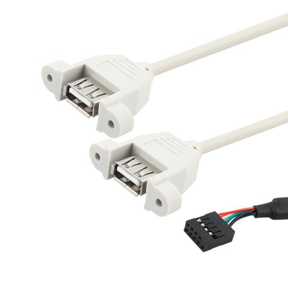 Кабель для крепления AF с 9-контактным внутренним разъемом на 2x USB 2.0, длина: 30 см