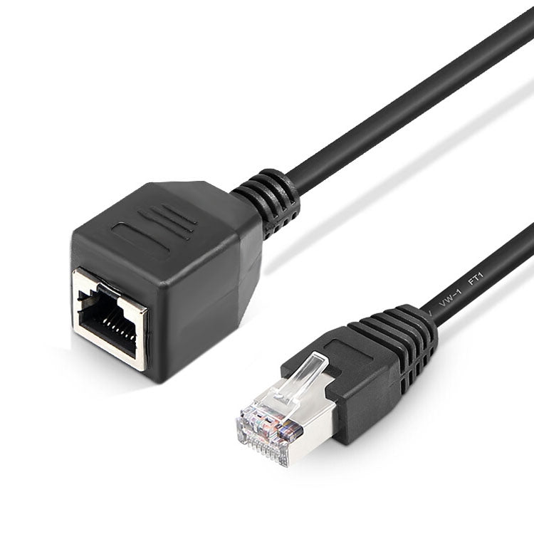 RJ45 Female to Male Cat Network Extension Cable, Length: 30cm