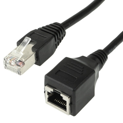 RJ45 Female to Male Cat Network Extension Cable, Length: 30cm