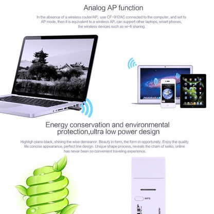 EDUP AC-1601 802.11AC 1200M двухдиапазонный беспроводной Wi-Fi-адаптер USB 3.0