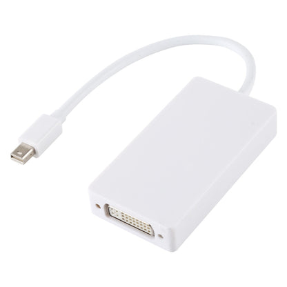 Переходник-конвертер Mini DisplayPort 3-в-1 (штекер) на HDMI + VGA + DVI (гнездо) для Mac Book Pro Air, длина кабеля: 18 см
