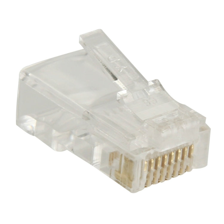 100pcs /Pack High-Performance RJ45 Connector Modular Plug, Gold: 3u 3 Feet