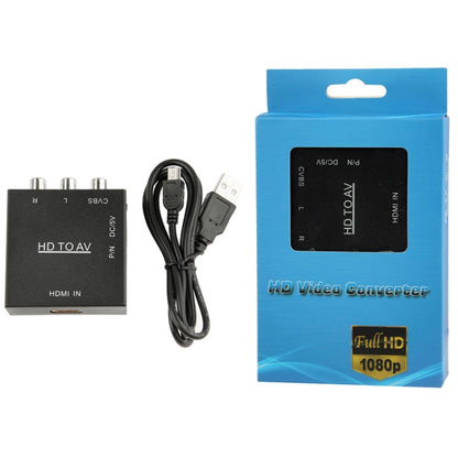Видеоконвертер HDV-M610 Mini Size Full HD 1080P HDMI в AV/CVBS
