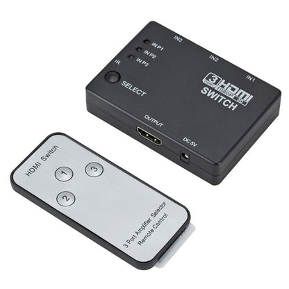 Full HD 1080P 3D HDMI 3x1 коммутатор с ИК-пультом дистанционного управления