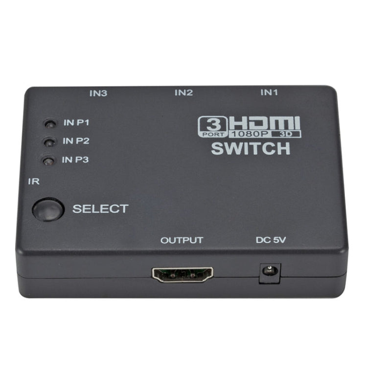 Full HD 1080P 3D HDMI 3x1 коммутатор с ИК-пультом дистанционного управления