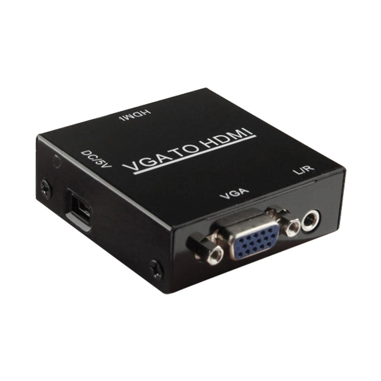 HD 1080P HDMI Mini VGA в HDMI Scaler Box Аудио Видео Цифровой Преобразователь Адаптер для ПК / HDTV