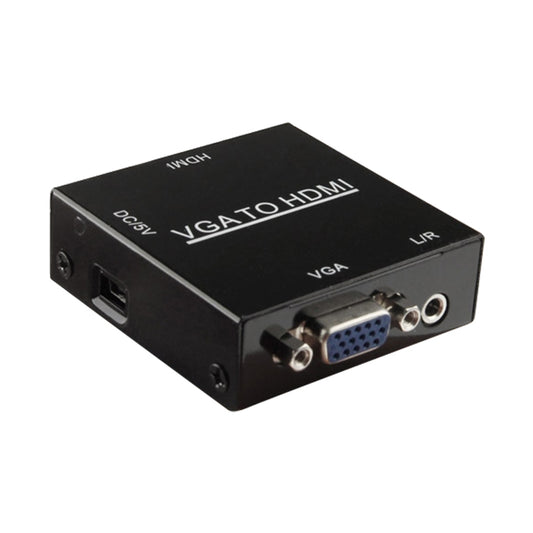 HD 1080P HDMI Mini VGA в HDMI Scaler Box Аудио Видео Цифровой Преобразователь Адаптер для ПК / HDTV
