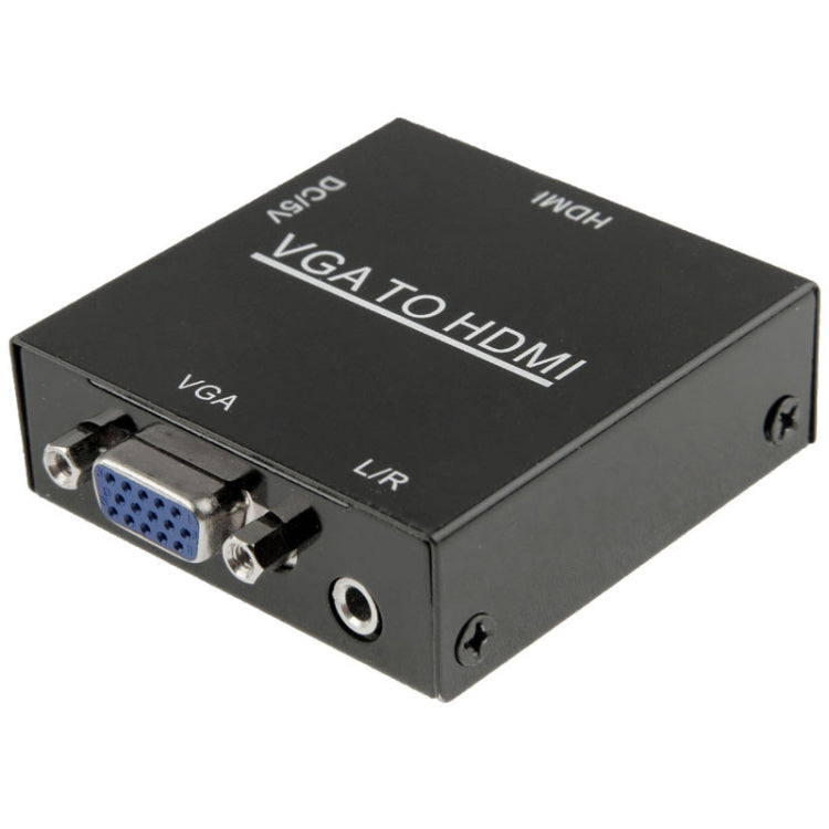 HD 1080P HDMI Mini VGA в HDMI Scaler Box Аудио Видео Цифровой Преобразователь Адаптер для ПК / HDTV