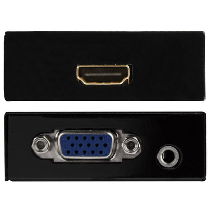 HD 1080P HDMI Mini VGA в HDMI Scaler Box Аудио Видео Цифровой Преобразователь Адаптер для ПК / HDTV