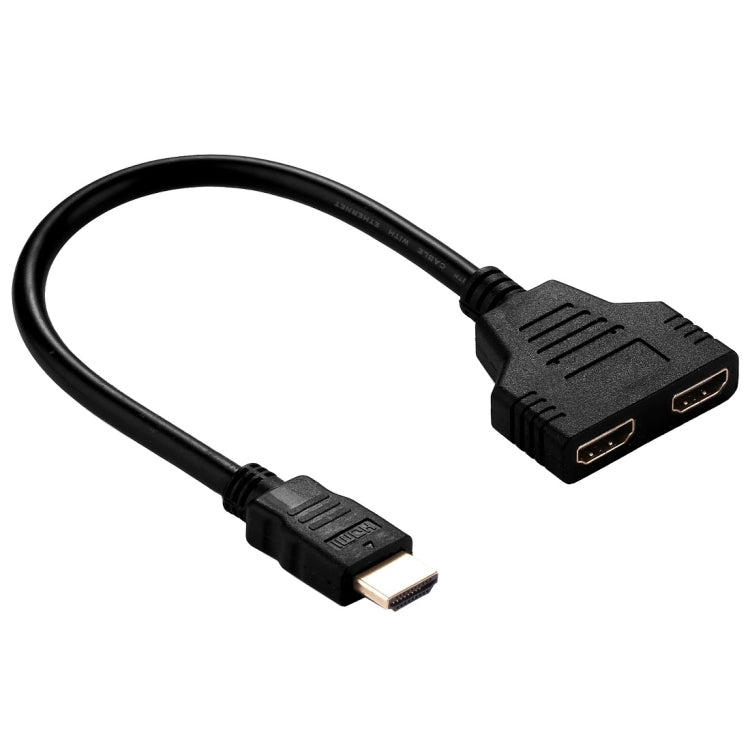 30 см 1080P HDMI-порт «папа» на 2 «мама» 1 вход 2 выхода разветвитель-адаптер-конвертер
