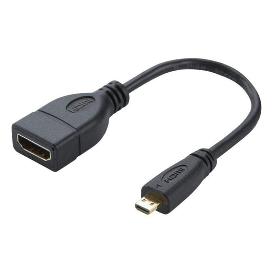 Кабель-адаптер Micro HDMI «папа» – HDMI «мама» 17 см