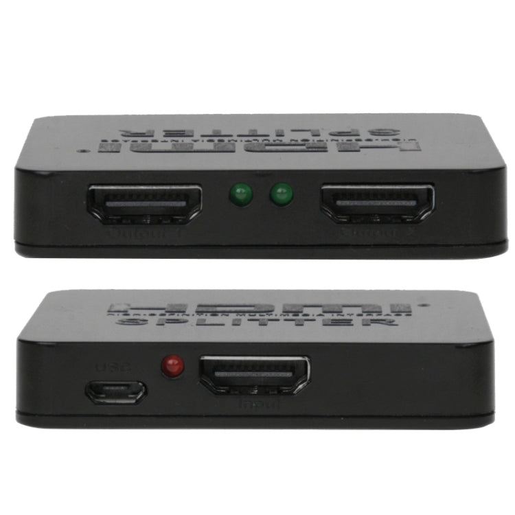 Мини Full HD 4K 1x2 HDMI 3D V1.4b разветвитель для HDTV / STB / DVD / проектора / DVR