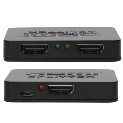 Мини Full HD 4K 1x2 HDMI 3D V1.4b разветвитель для HDTV / STB / DVD / проектора / DVR