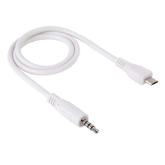Аудиокабель AUX 3,5 мм «папа» — Micro USB «папа», длина: около 50 см