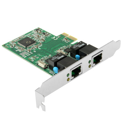 Адаптер платы контроллера PCI-Express Dual Gigabit Ethernet, 2 порта RJ45 10/100/1000 BASE-T (IO-PCE8111-2GLAN)