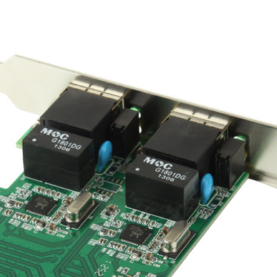 Адаптер платы контроллера PCI-Express Dual Gigabit Ethernet, 2 порта RJ45 10/100/1000 BASE-T (IO-PCE8111-2GLAN)