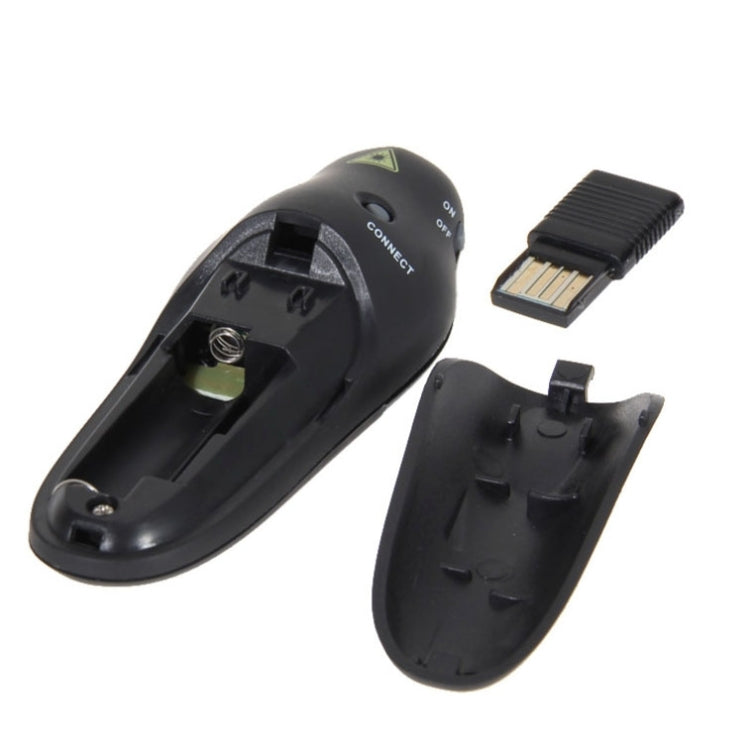Мультимедийный презентер с лазерной указкой и USB-приемником для проектора/ПК/ноутбука, дальность управления: 15 м