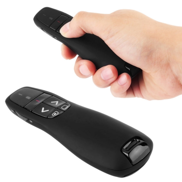 Мультимедийный презентер с лазерной указкой и USB-приемником для проектора/ПК/ноутбука, дальность управления: 15 м (R400)