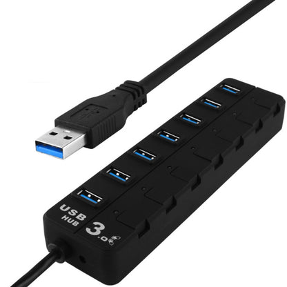 Концентратор USB 3.0 на 7 портов с индивидуальными переключателями для каждого порта передачи данных