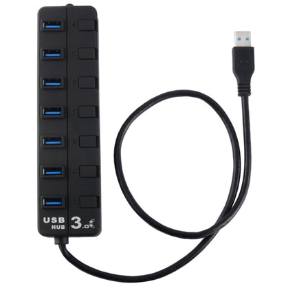 Концентратор USB 3.0 на 7 портов с индивидуальными переключателями для каждого порта передачи данных