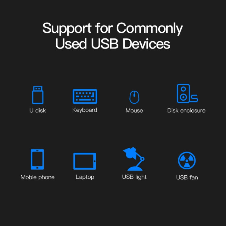 USB-концентратор 2.0 на 4 порта с защитой от пыли