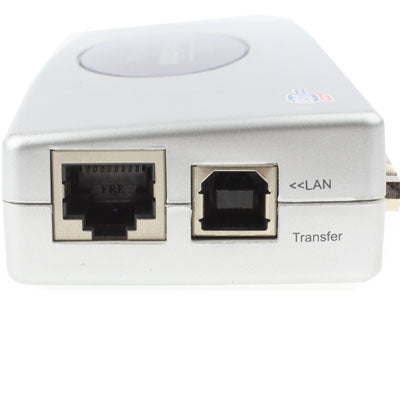 Высокоскоростная док-станция USB 2.0 с 8 портами (2xUSB 2.0 + мышь PS2 + клавиатура PS2 + RS232 + DB25 + LAN + восходящий поток), черная