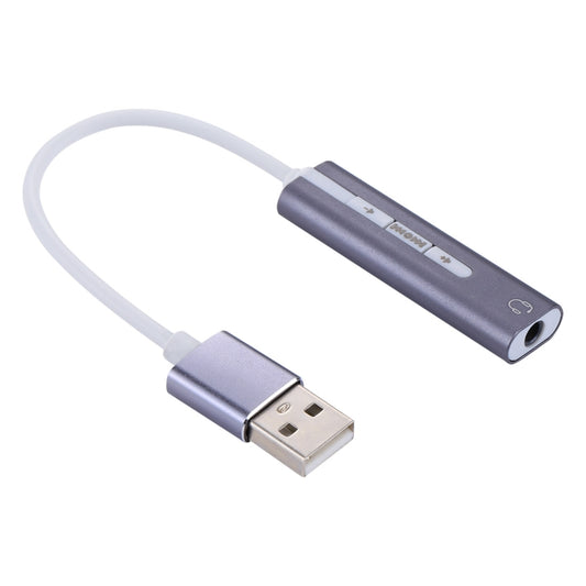 Алюминиевый корпус, внешняя USB-звуковая карта с разъемом 3,5 мм, HIFI Magic Voice 7.1-канальный адаптер, бесплатный привод для компьютера, настольного компьютера, колонок, гарнитуры