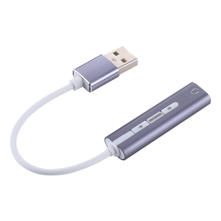 Алюминиевый корпус, внешняя USB-звуковая карта с разъемом 3,5 мм, HIFI Magic Voice 7.1-канальный адаптер, бесплатный привод для компьютера, настольного компьютера, колонок, гарнитуры