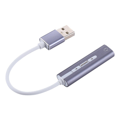 Алюминиевый корпус, внешняя USB-звуковая карта с разъемом 3,5 мм, HIFI Magic Voice 7.1-канальный адаптер, бесплатный привод для компьютера, настольного компьютера, колонок, гарнитуры