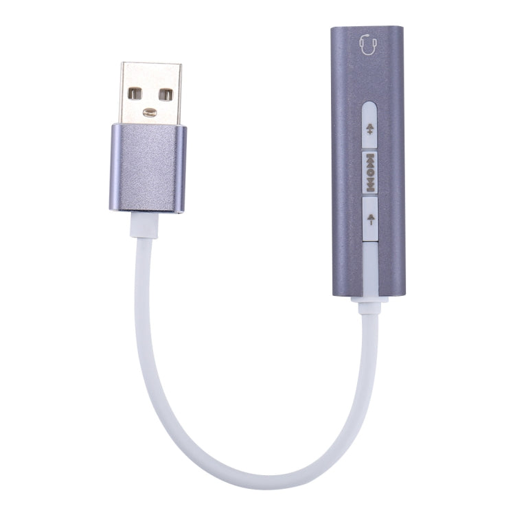 Алюминиевый корпус, внешняя USB-звуковая карта с разъемом 3,5 мм, HIFI Magic Voice 7.1-канальный адаптер, бесплатный привод для компьютера, настольного компьютера, колонок, гарнитуры