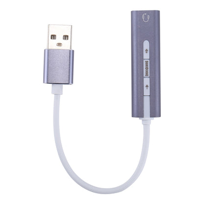 Алюминиевый корпус, внешняя USB-звуковая карта с разъемом 3,5 мм, HIFI Magic Voice 7.1-канальный адаптер, бесплатный привод для компьютера, настольного компьютера, колонок, гарнитуры