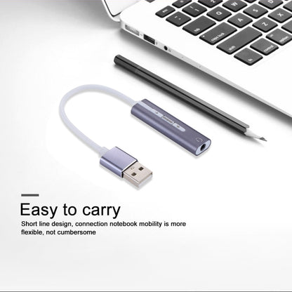 Алюминиевый корпус, внешняя USB-звуковая карта с разъемом 3,5 мм, HIFI Magic Voice 7.1-канальный адаптер, бесплатный привод для компьютера, настольного компьютера, колонок, гарнитуры