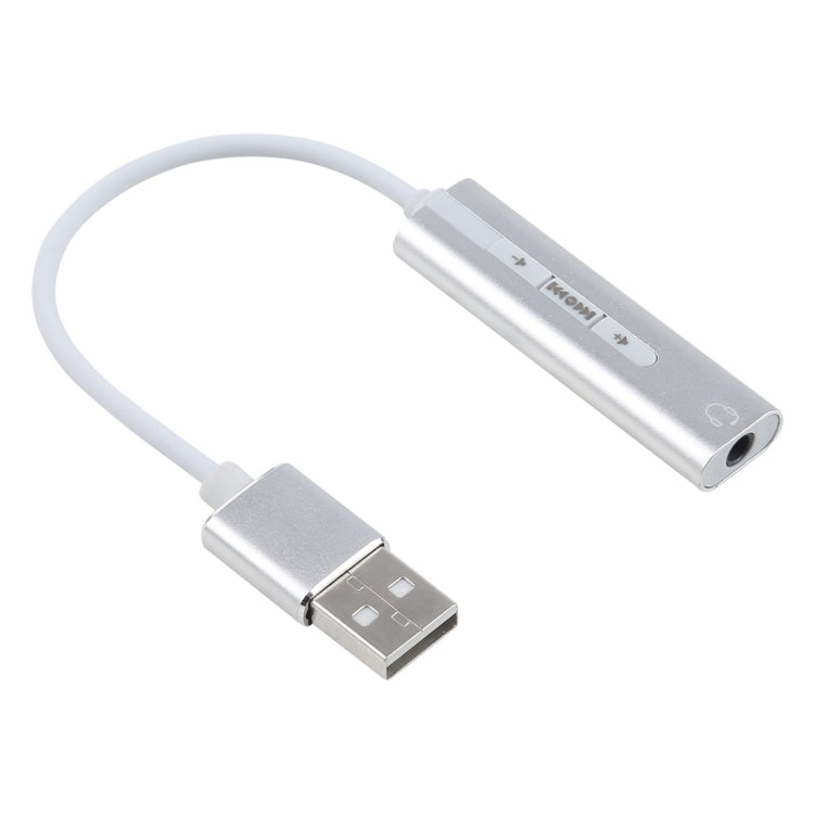 Алюминиевый корпус, внешняя USB-звуковая карта с разъемом 3,5 мм, HIFI Magic Voice 7.1-канальный адаптер, бесплатный привод для компьютера, настольного компьютера, колонок, гарнитуры