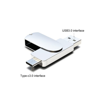 Kinzdi 64GB USB 3.0 + Type-C 3.0 Interface Metal Twister Flash Disk V11