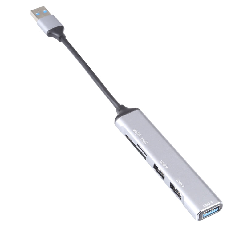 5-в-1 USB 3.0 для SD/TF карт + 3 порта USB 3.0 Многофункциональная док-станция-концентратор