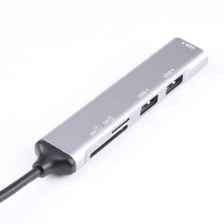 5-в-1 USB 3.0 для SD/TF карт + 3 порта USB 3.0 Многофункциональная док-станция-концентратор