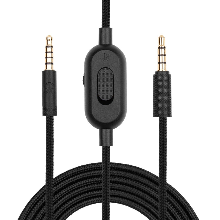 ZS0159 для игровой гарнитуры Logitech G433 / G233 / G Pro / G Pro X 3,5 мм, аудиокабель с проводным управлением, длина кабеля: 2 м