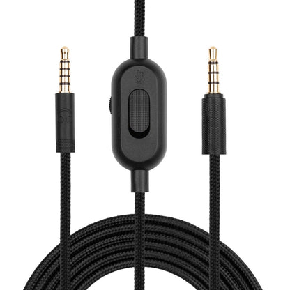 ZS0159 для игровой гарнитуры Logitech G433 / G233 / G Pro / G Pro X 3,5 мм, аудиокабель с проводным управлением, длина кабеля: 2 м