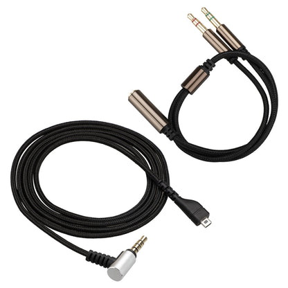 ZS0135 2 в 1 для наушников SteelSeries Arctis 3 / 5 / 7 аудиокабель + кабель-адаптер для наушников